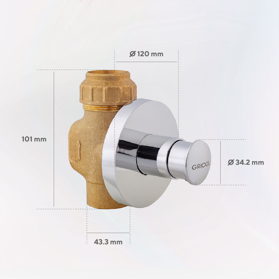 Llave temporizadora para inodoro